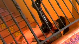 Lexi Bardot Fucks Her Own Ass With A Glass Dildo While Wearing Latex Boots Tattoo!-6