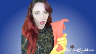 online video 26 converse fetish porn Mistress LucyXX – Rubber Glove JOI, jerkoff instructions on femdom porn-5