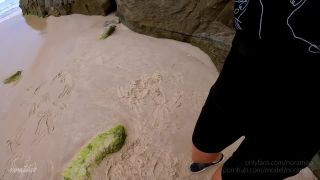 Risky Creampie On A Public Beach 1080p-2