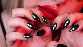 porn video 1 Mistress Bijoux - Chrome Green Nails Worship - FullHD 1080p - femdom pov - fetish porn trash bag fetish-6
