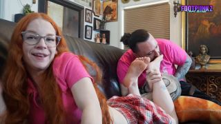xxx video clip 21 Little Redhead Amy Quinn s Feet Fun - foot fetish - pussy licking fetish shrine-8