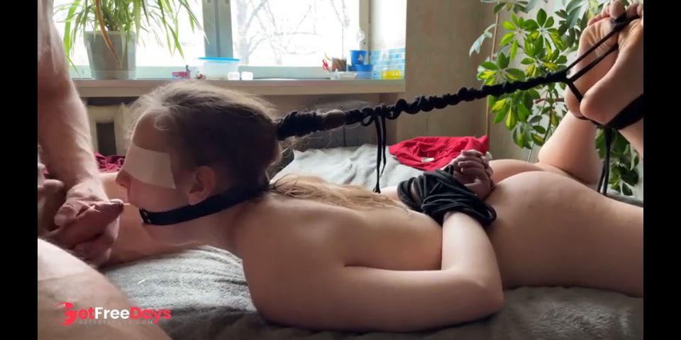 Teenage girl bondage fuck throat