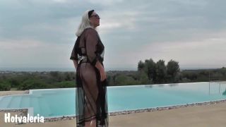 online porn video 8 milf bukkake Hotvaleria – In The Negligee By The Pool, big toys on toys-2