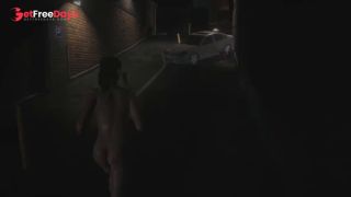 NAKED Claire Redfield in Resident Evil 2 gameplay part 2-6