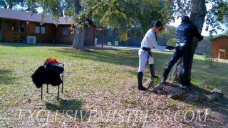  LoyalFans: Mistress Isis Spain - VS77 Outdoor Whipping and Slave Resistance Test Part 2  Punishment Punishment-2