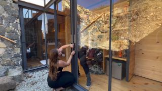 Miss Lady P - A sliding glass door. for punishing patheti...-4