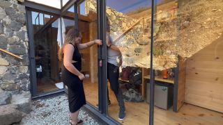 Miss Lady P - A sliding glass door. for punishing patheti...-6