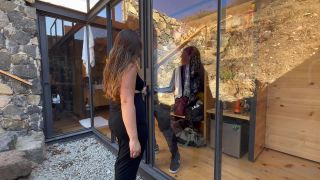 Miss Lady P - A sliding glass door. for punishing patheti...-8