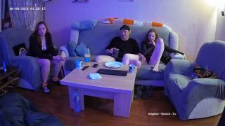 Exclusive, Living Room Apartment Henry, Jutta, Sibilla Foursome Rec5 2024-06-07 - HD 720P-3