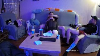 Exclusive, Living Room Apartment Henry, Jutta, Sibilla Foursome Rec5 2024-06-07 - HD 720P-5