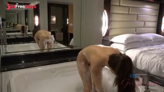 Megan Marx GFE experience and gets back to the room and has her pussy played with before shaving POV-9