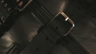 Leather Session Video 450 - Leather Mistress Linda and Leather slave-1