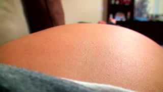 [PreggosSex.com] Pregnant 34 Weeks Big Belly Breathing and Kicks-2