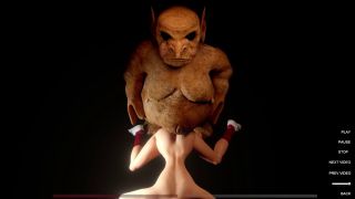 Alenkah - Ugly zombie pig fucks girl and then betrays her to other monsters-4