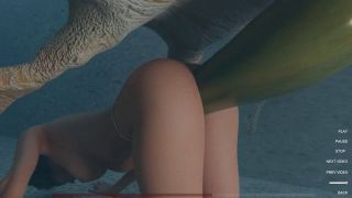 Alenkah - Ugly zombie pig fucks girl and then betrays her to other monsters-5