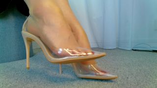 adult video 34 SophieDiscreets – Sweaty Clear Heels - joi - femdom porn licking fetish-8