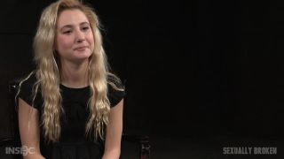 Tiny Blonde Odette Delacroix Bound Inside A Box And Roug...-8