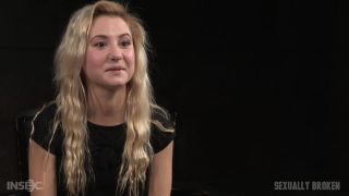 Tiny Blonde Odette Delacroix Bound Inside A Box And Roug...-9