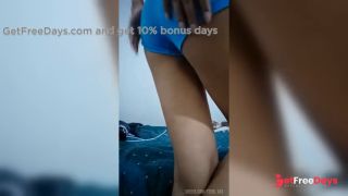 Hot 18 years old school girl naked with perfect tits. Real homemade video-6