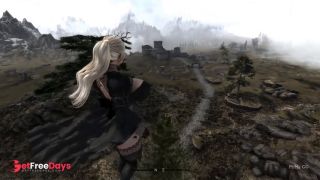 [GetFreeDays.com] Hot Blonde Giantess grows ever larger - Skyrim Giantess Sex Stream January 2023-5