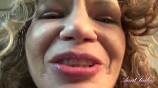 Tia Stone - Your Horny Mature Stepaunt Tia Sucks Your Cock POV-0