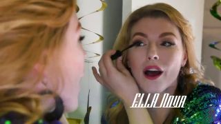 Jenna Gargles, Ella Nova - Naughty New Year Jenna Gargles Fucks The Secretly Willing Ella Nova (Pussy Licking)-1