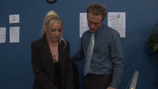 Big Tit Blonde Boss Get Fuck By Her Employee-0