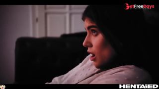 Cute Girl Gets Horny Watching Hentai - Stefany Kyler Solo Masturbation and Double Penetrated By Mons-0