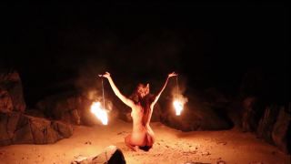 Mistress Alana - Nude Fire Dancing(Femdom porn)-6