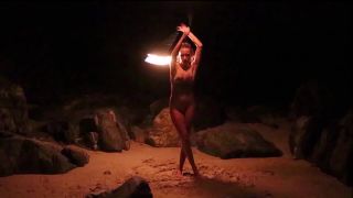 Mistress Alana - Nude Fire Dancing(Femdom porn)-7