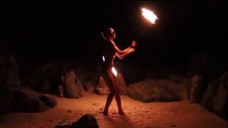 Mistress Alana - Nude Fire Dancing(Femdom porn)-8