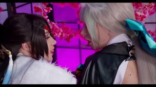 Fiftiweive69 Anal Anime Cosplay Genshin Lesbian Fuck With Huge Strapon Dildo (Cosplay)-1