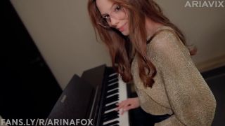 Video Music Is Fun When a Student Has No Panties Piano Lessons SEX ...-2