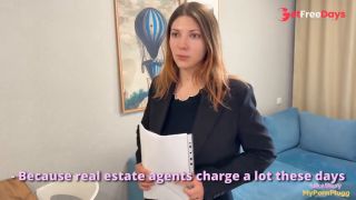 I fucked an estate agent hard because she overcharged for her service-1