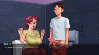 Animated Judith gives the best handjobs ever-3