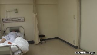 video 26 Pretty Nurse Reina Wamatsu jerks off her patient for a face full of cum - fetish - fetish porn scarf femdom-1