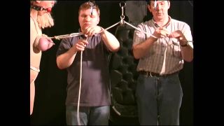 Fan Breast Bondage Session with Slaves Eva and Katharina ...-8