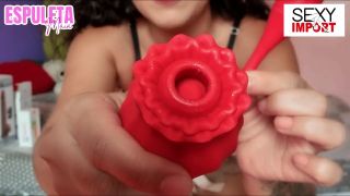 Espuleta00 - Hot brunette playing with her pussy - trying out toys - SEX IMPORT-6