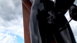 7718 Chained Girl In Latex Two Dildo Gets Punished-0