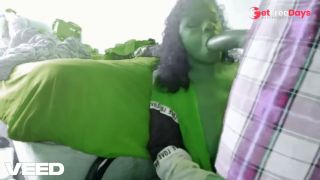 SHE HULK SUCKS THE HULKS HUGE COCK BIGGEST THICK DICK PARODY-3