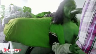 SHE HULK SUCKS THE HULKS HUGE COCK BIGGEST THICK DICK PARODY-7