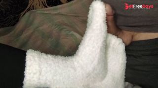 [GetFreeDays.com] Loulou Insisted on a SOCKJOB with her WHITE Fuzzy socks Adult Video June 2023-0