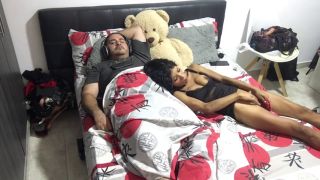 Squirt I dildo my pussy in front of my stepfather-6