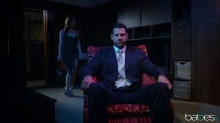 Husband In The Corner Of The Room Watches His Wife Cheat On Him On A Big Bed W.-9