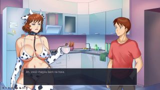 EroticGamesNC - Milf's Plaza #36: Sucking the Slutty MILF's Huge Tits-1