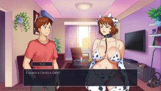 EroticGamesNC - Milf's Plaza #36: Sucking the Slutty MILF's Huge Tits-9