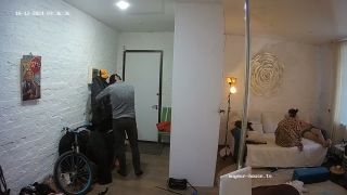 Voyeur - House - Kenia And Friend Threesome Hard Sex In Living Room 2024-10-12 Cam 2 - 2024-4