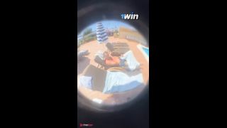 Beachside Romance Turning Heads with a Curvy Babe in a Sexy Bikini-4