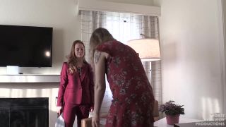 Worst Behaviours Productions Office Girls Out All Night Part One - Norah and Apricot Spanked Full Video-6