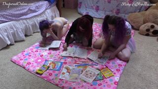 Diaperedonline2Picky Stephanie Picky Stephanie  Bunny Coloring on Floor-7